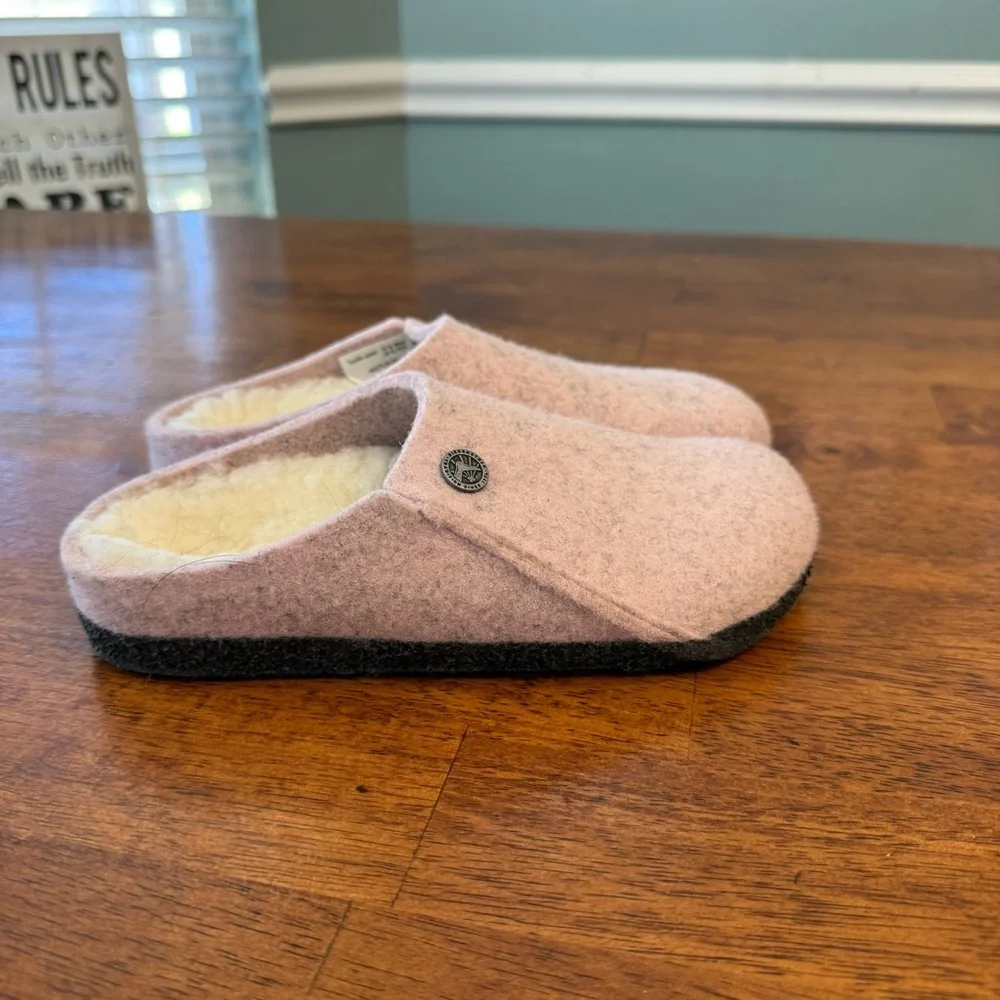 Birkenstock Zermatt Shearling Wool Felt Clog size 2